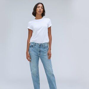 NWT Everlane Rigid Slouch Jean in Broken in Blue